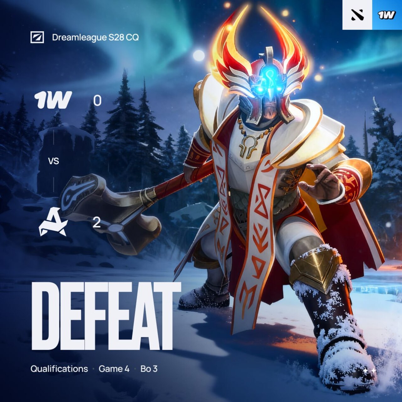 1Win Team пропустит DreamLeague S28 по Dota 2