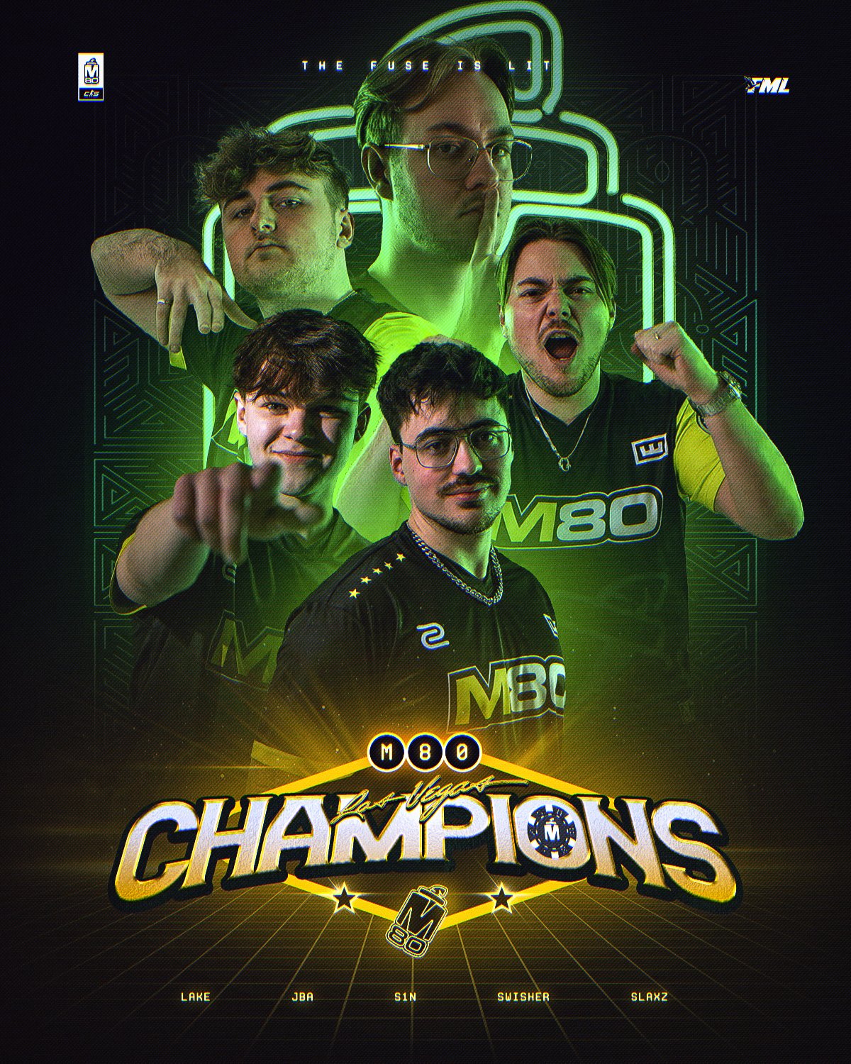 M80 катком прошлись по fl0m Mythical LAN в Counter-Strike 2